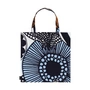 Marimekko - Sac à provisions Siirtolapuutarha, blanc / jaune clair / orange / bleu clair