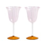 & klevering - Eve verre à vin 180 ml, rose (set de 2)
