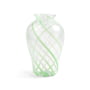& klevering - Yogu Vase 33,5 x Ø 19 cm, spiral green