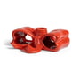 & klevering - Ribbon bougeoir, rouge