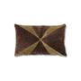 HKliving - Coussin en velours, 50 x 30 cm, brun