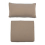 Bloomingville - Pavone & Mundo Coussin, 66 x 58 cm, marron (lot de 2)