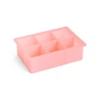HAY - Machine à glaçons silicone rectangulaire XXL, Cubes, rose
