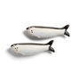 & klevering - Salière et poivrière, Sardine, noir / blanc