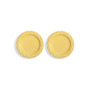 & klevering - Mochi Assiette, Ø 17,5 cm, jaune (set de 2)