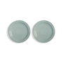 & klevering - Mochi Assiette, Ø 22,5 cm, bleu clair (set de 2)