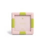 & klevering - Rift Cadre photo, 13 x 13 cm, rose / vert