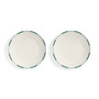 & klevering - Bliss Assiette, Ø 27 cm, vert (set de 2)