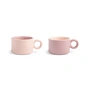 & klevering - Chiquito Tasse, 0,2 L, rose (set de 2)