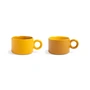 & klevering - Chiquito Tasse, 0,2 L, ocre (set de 2)
