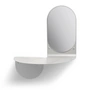 & klevering - Flip miroir, 53 x 63 cm, gris