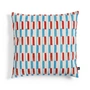 & klevering - Clash coussin 50 x 50 cm, bleu / rouge