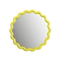 & klevering - Miroir Zigzag Ø 35 cm, jaune