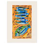 Paper Collective - Affiche Seven Fish, 100 x 140 cm