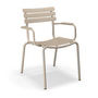 HOUE - ALUA Outdoor Dining chaise à accoudoirs, beige