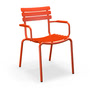 HOUE - ALUA Outdoor Dining chaise avec accoudoirs, cayenne