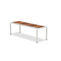 HOUE - Banc de jardin AVANTI, medium, frêne / muted white