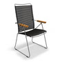 HOUE - CLICK Position Outdoor fauteuil, noir