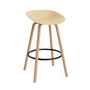 Normann Copenhagen - Mat tabouret de bar 75 cm, hemp / noir