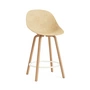 Normann Copenhagen - Mat chaise de bar 65 cm, hemp / cream