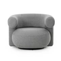 Normann Copenhagen - Burra Outdoor Lounge Chair avec fonction de retournement, wolf (Wander J617)