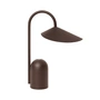 Ferm Living - Arum Lampe de bureau à LED rechargeable, dark chocolate