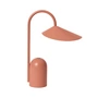 Ferm Living - Arum Lampe de bureau à LED rechargeable, sienna