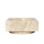 Ferm Living - Hew Coupe décorative, H 11 cm, travertin