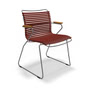 HOUE - CLICK Outdoor Dining fauteuil à dossier bas, paprika