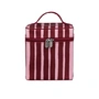 Marimekko - Trousse de toilette Otso Raide, bourgogne / rose