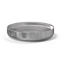 Nichba Design - Plat de service L, Ø 21 cm, acier inoxydable