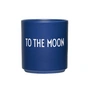 Design Letters - AJ Favourite Tasse en porcelaine, To the Moon / midnight blue