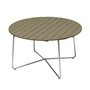 Grythyttan - 9A 120 Table de jardin Ø 120 cm, chêne verni vert clair