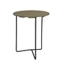 Grythyttan - 6B 60 Table de jardin Ø 60 cm, Chêne verni vert clair / noir