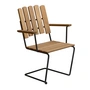 Grythyttan - A2 Fauteuil de jardin, chêne huilé / noir