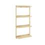 Karup Design - Groove Étagère murale, Narrow, H 120 x 66 cm, pin naturel