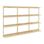 Karup Design - Groove Étagère murale, Big, H 127 x 192 cm, pin naturel