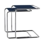 Thonet - JS. THONET a personal Interpretation by Jil Sander B 97 Serious Set de table d'ensemble, Glossy Titan / high-gloss graphite blue (set de 2)