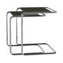 Thonet - JS. THONET a personal Interpretation by Jil Sander B 97 Serious Set de table d'ensemble, Glossy Titan / high-gloss graphite green (set de 2)