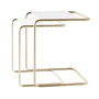 Thonet - JS. THONET by Jil Sander B 97 Nordic Set de table d'ensemble, Nickelsilver / marbre glacier (set de 2)