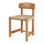 Gubi - Chaise Daumiller, pin doré / naturel