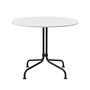 Gubi - Carmel Bistro Table de salon, 75 x 75 cm, noir / clam white
