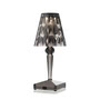 Kartell - Battery Lampe de table à accu H 30 cm, fumé