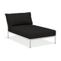 HOUE - Level 2 Chaise Longue, muted white / charcoal
