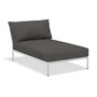 HOUE - Level 2 Chaise Longue, muted white / dark grey basic