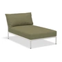 HOUE - Level 2 Chaise Longue, muted white / leaf