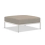 HOUE - Level 2 Ottoman, muted white / ash