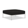 HOUE - Level 2 Ottoman, muted white / charcoal