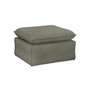 HKliving - Nomad canapé, pouf, lin / army green