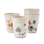 LIEWOOD - Lana tasse, around the world / sandy (set de 4)